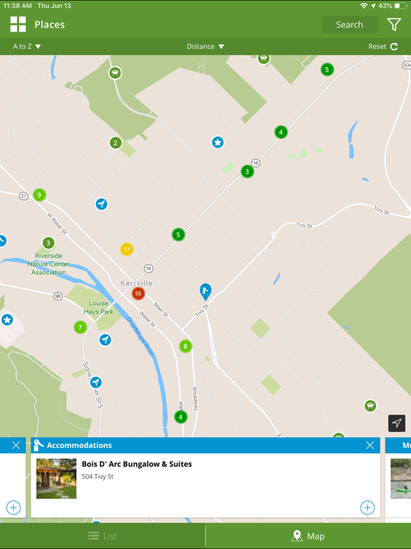 Visit Kerrville TX! iPad screenshot 4 - Travel app