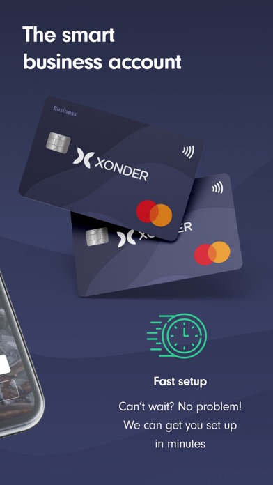 Xonder Business Account Screenshot