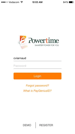 Powertime screenshot 1