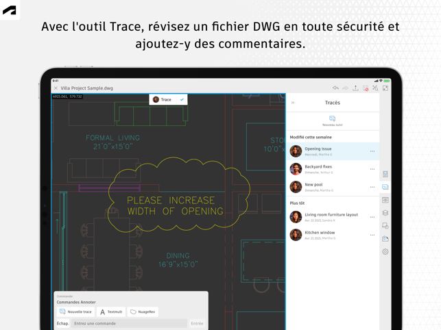 ‎AutoCAD Capture d'écran