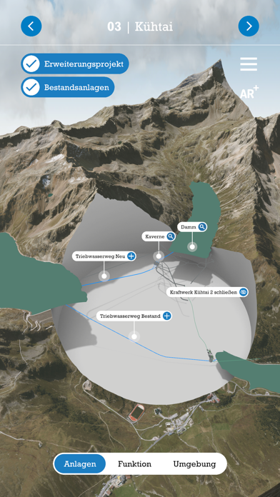 TIWAG erneuerbare plus Kühtai Screenshot
