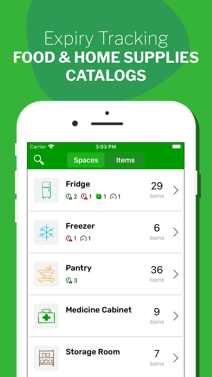 CozZo・Fridge Pantry Inventory