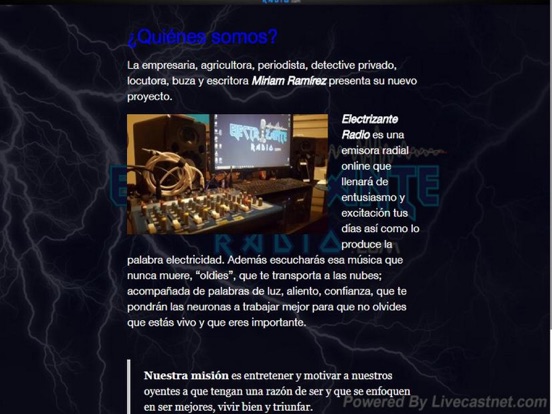 Electrizante Radio iPad screenshot 2 - Education app