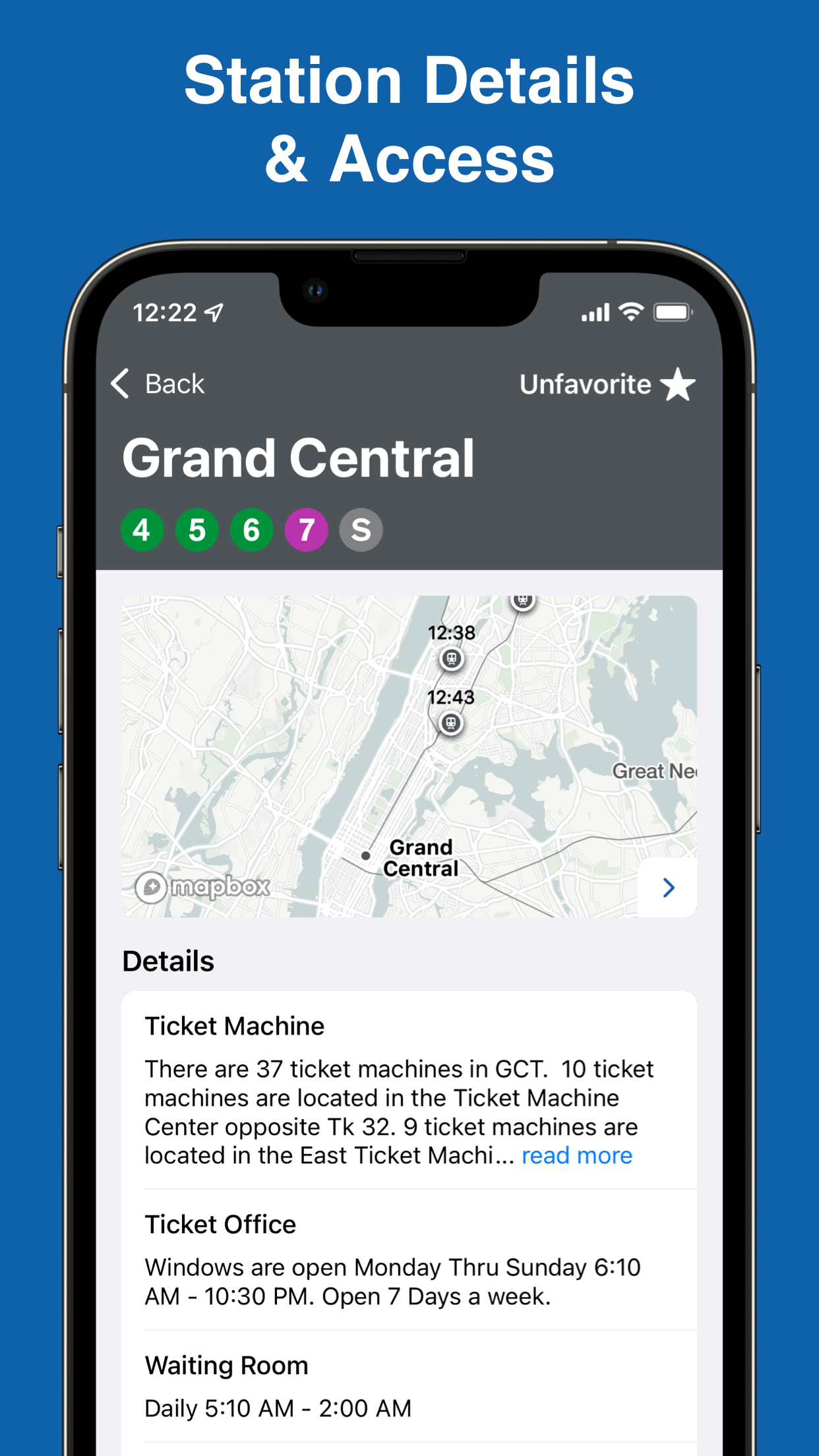 MTA TrainTime screenshot 6