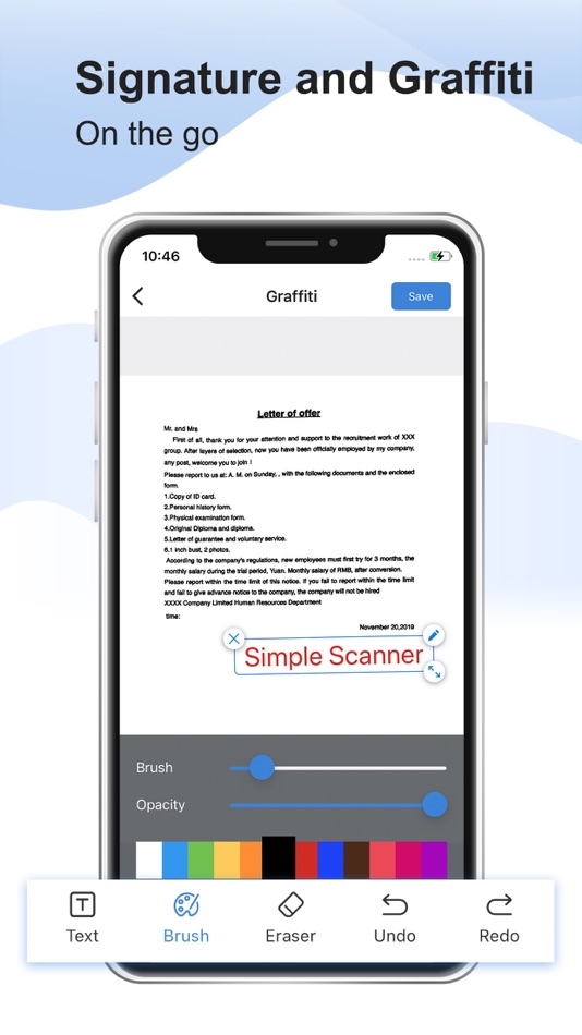 #6. Simple Scanner - PDF Doc Scan (iOS) By: TongSoft Information Co., Ltd.