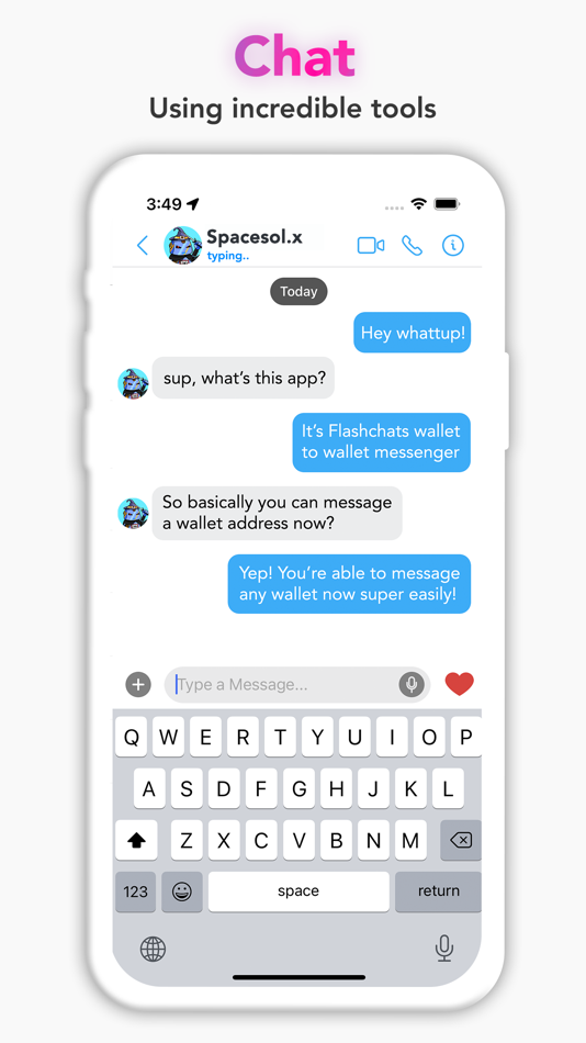 #5. Flashchat: Web3 Social Media (iOS) 由: Flashtrend LLC