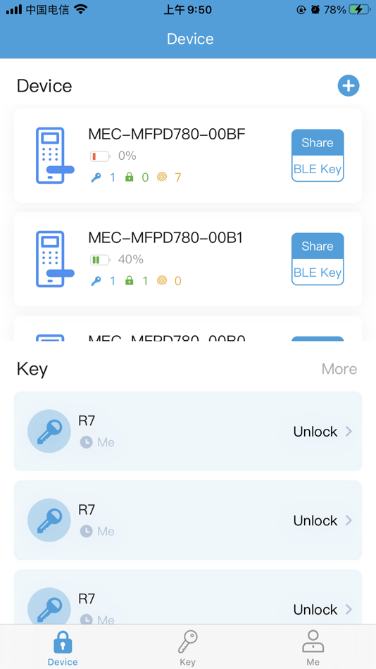 #1. GAF Smart Lock (iOS) Podle: 广东必达保安系统有限公司