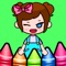 Glitter Toca Coloring Book