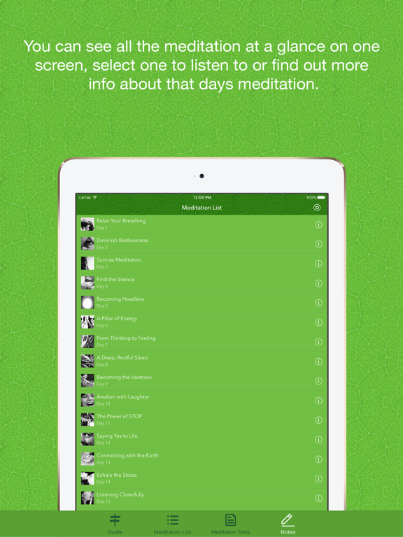 Screenshot #6 pour Meditation for Busy People