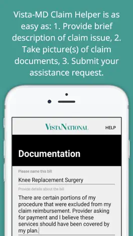 Game screenshot Vista-MD Claim Helper apk