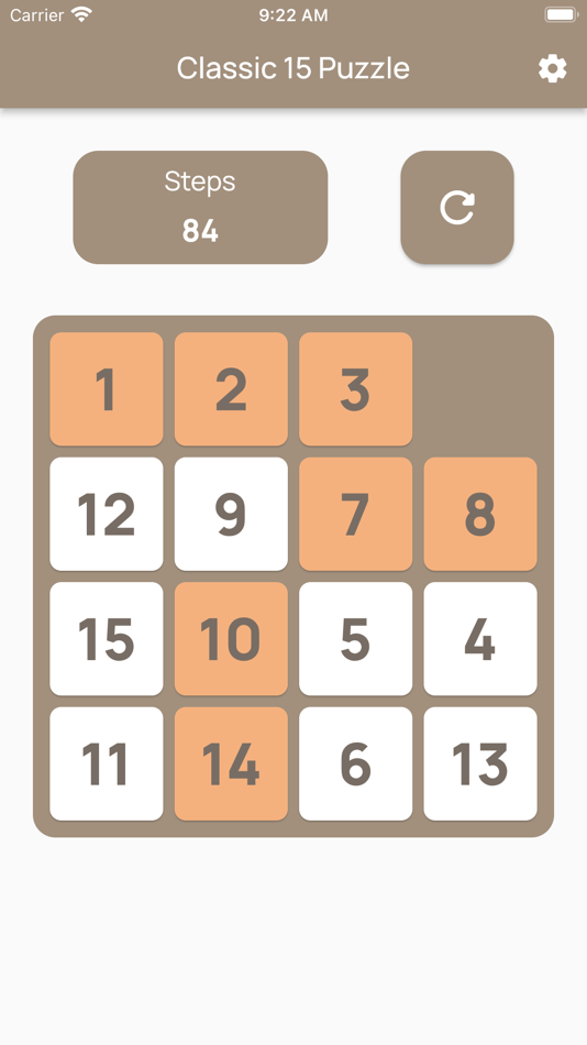 #3. Classic 15 Puzzle:Number Game (iOS) 由: APPS BAY LIMITED