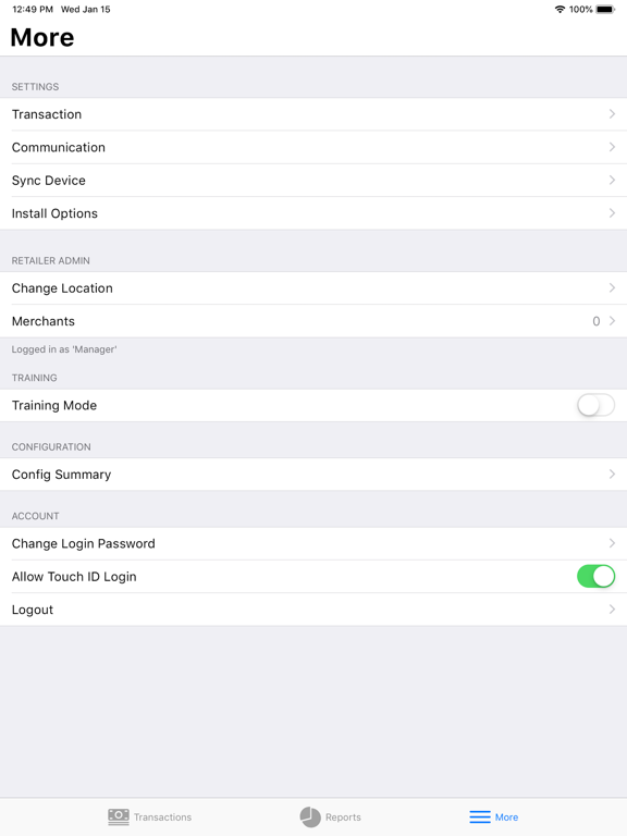 TotilPay Go iPad screenshot 2 - Business app