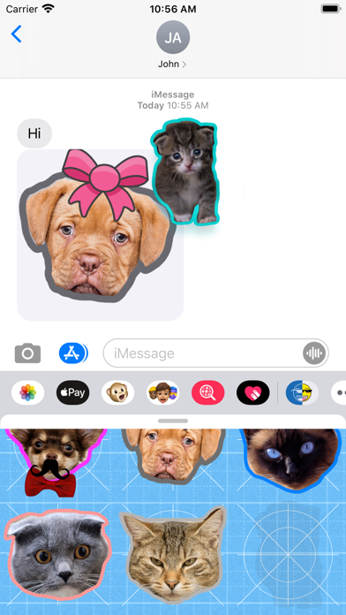 Sticker Maker - Fusionmoji iPhone screenshot
