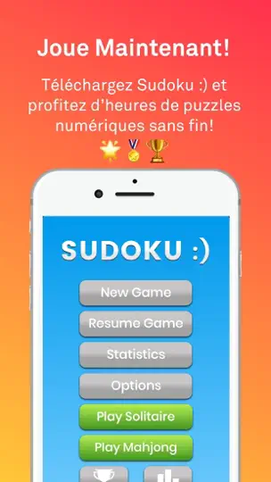 Capture d'écran de Sudoku :) sur iPhone 4