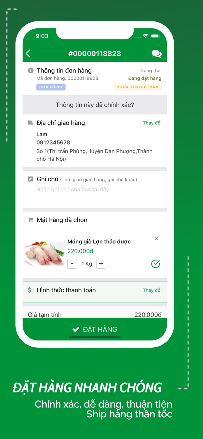 Hnfood-Cửa hàng thực phẩm sạch