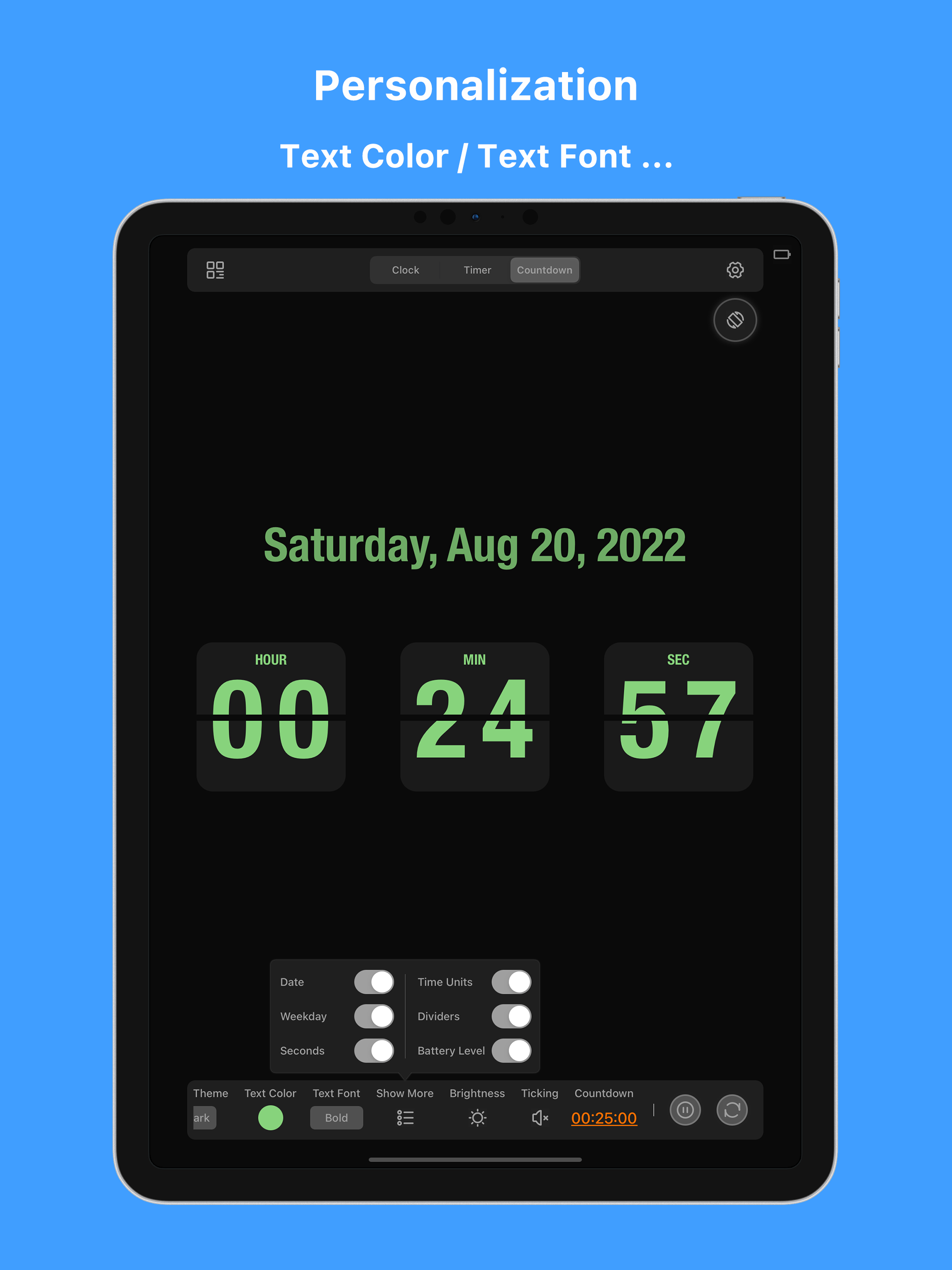 iFlip Clock - Time Widget screenshot 11