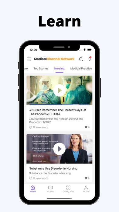 Medical Channel Network Screenshot