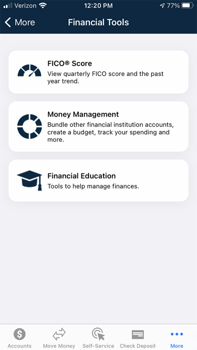 Affinity Federal Credit Union Screenshot