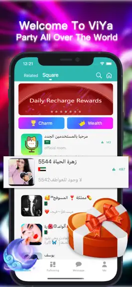 Game screenshot ViYa - Group Voice Chat Rooms mod apk