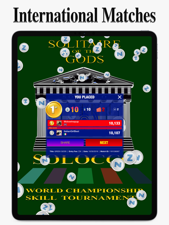 Screenshot #4 pour Solitaire of the Gods, SOLOCCO