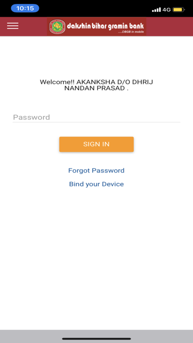 DBGB mBanking Screenshot