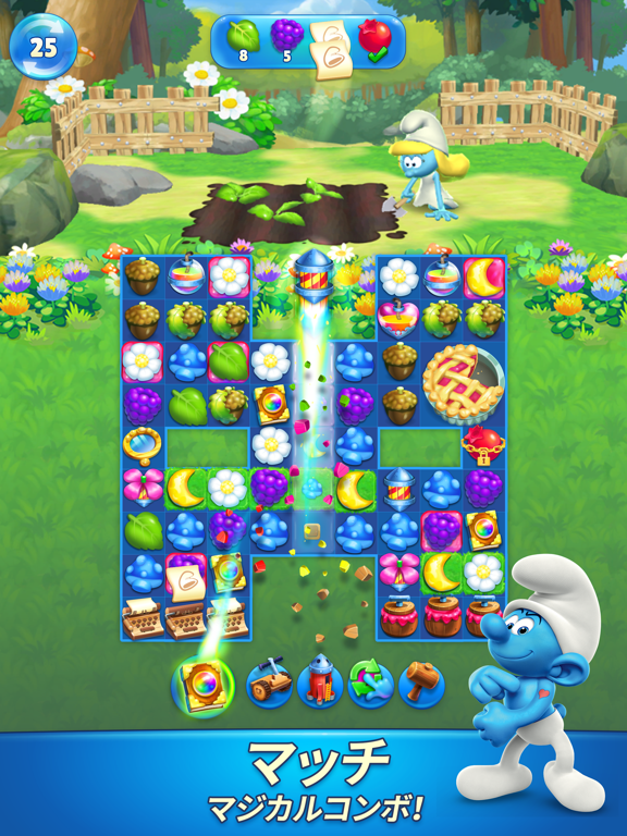 Smurfs Magic Matchのおすすめ画像1