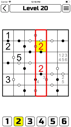 Kropki Puzzle iPhone Screenshot 1