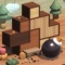 "Block Shaving Pixel Art Puzzle