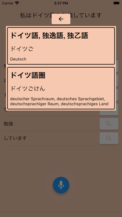 KI Japanisches Wörterbuch Screenshot