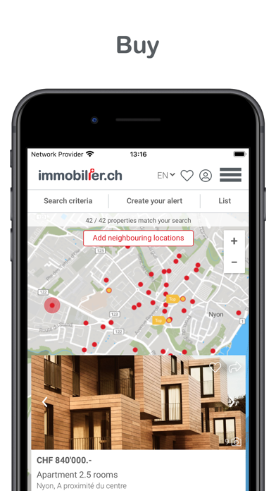 immobilier.ch Screenshot