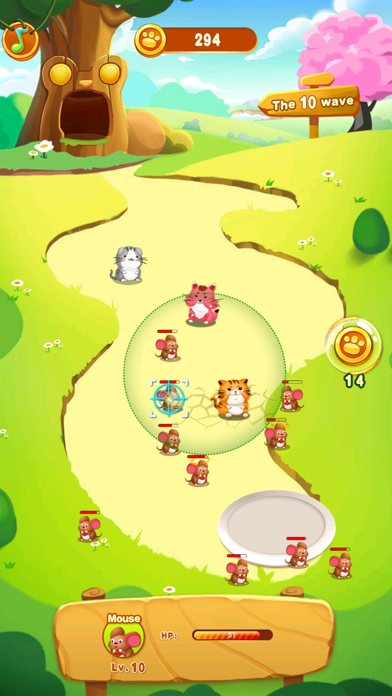 Cats and Mouse Battle for Cake Screenshot