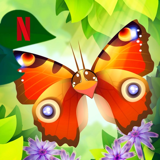 NETFLIX Flutter Butterflies Icon