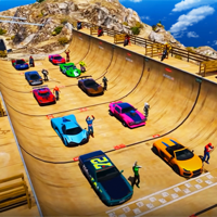 Superhero Car Mega Ramp Games