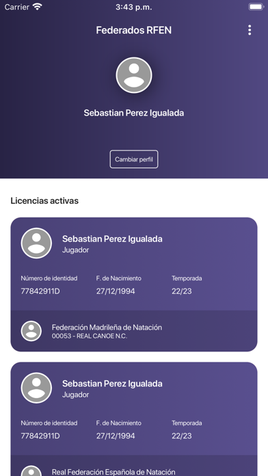 Federados RFEN Screenshot