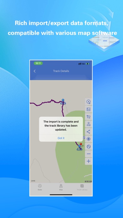 Share Tracks Screenshot