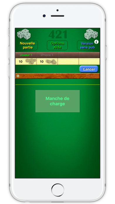 Screenshot #1 pour Jeu de dés : 421