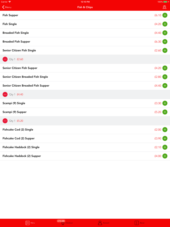App screenshot