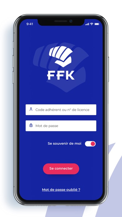 FFKarate e-licence Screenshot