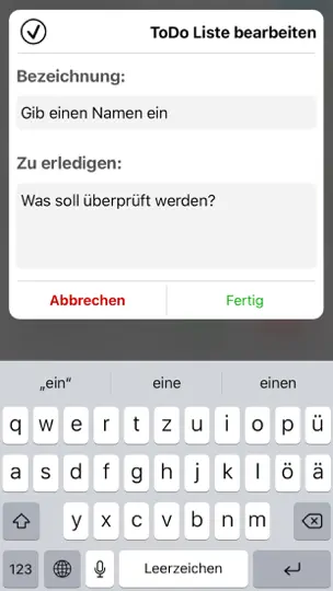 Screenshot von WomoSet auf dem iPhone 5