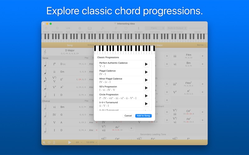 Suggester - Chords and Scales Screenshot