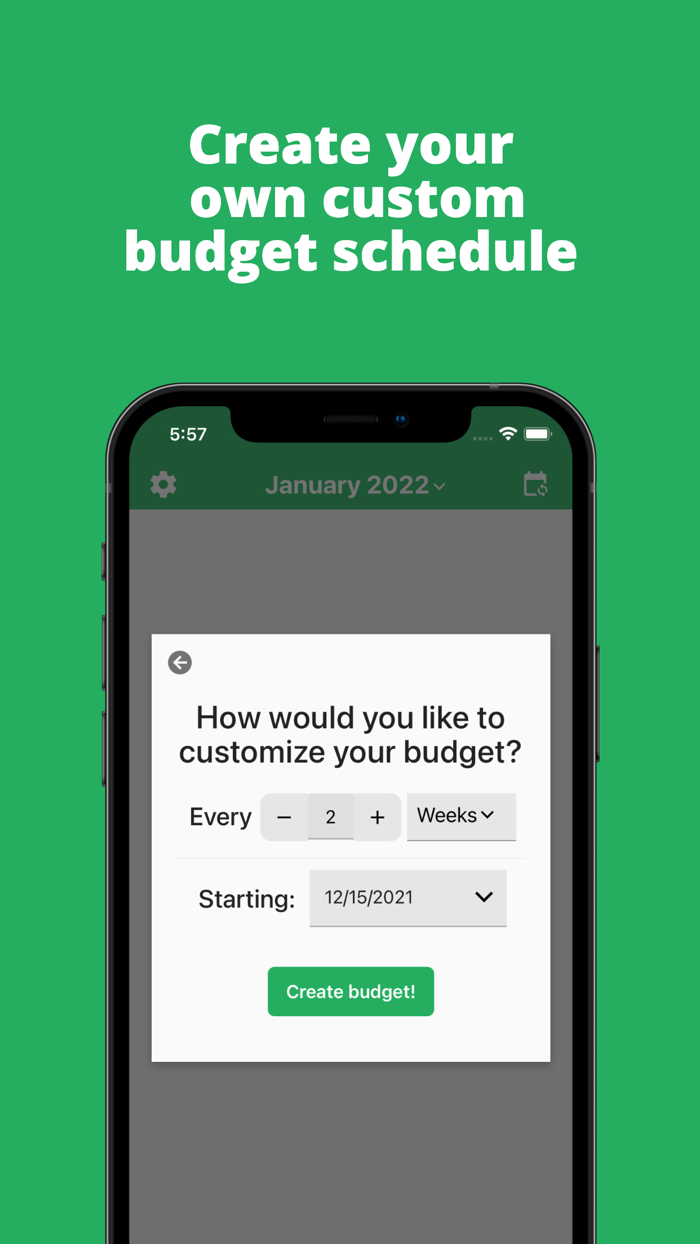 EveryTwo Biweekly Budgeting