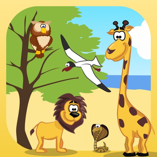 Flashcards with Animals icon