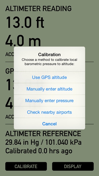 Pro Altimeter - Barometric+GPS Screenshot