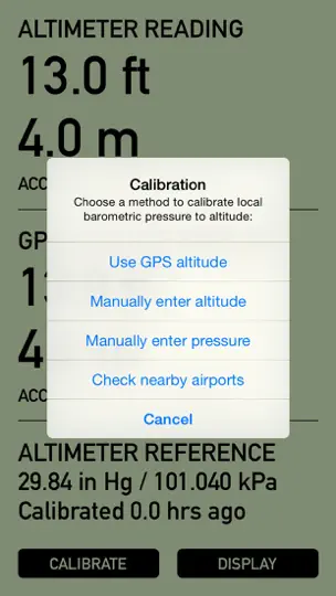Pro Altimeter - Barometric+GPS iPhone Screenshot 3