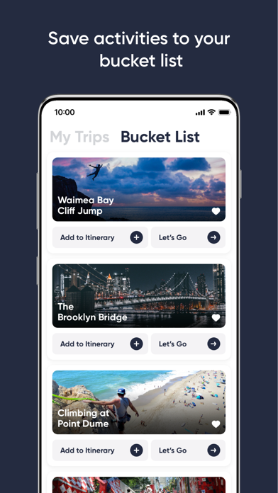 Tripio Travel App Screenshot