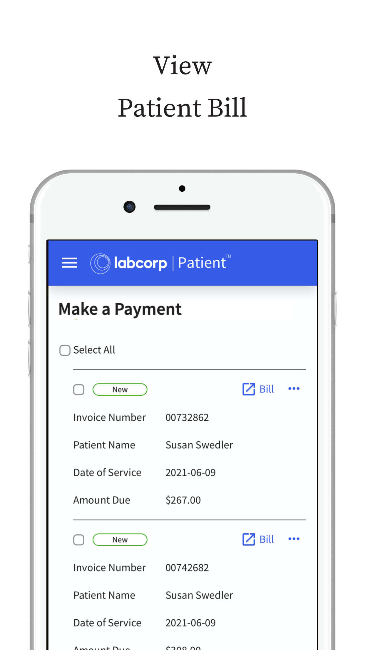 Labcorp | Patient screenshot 2