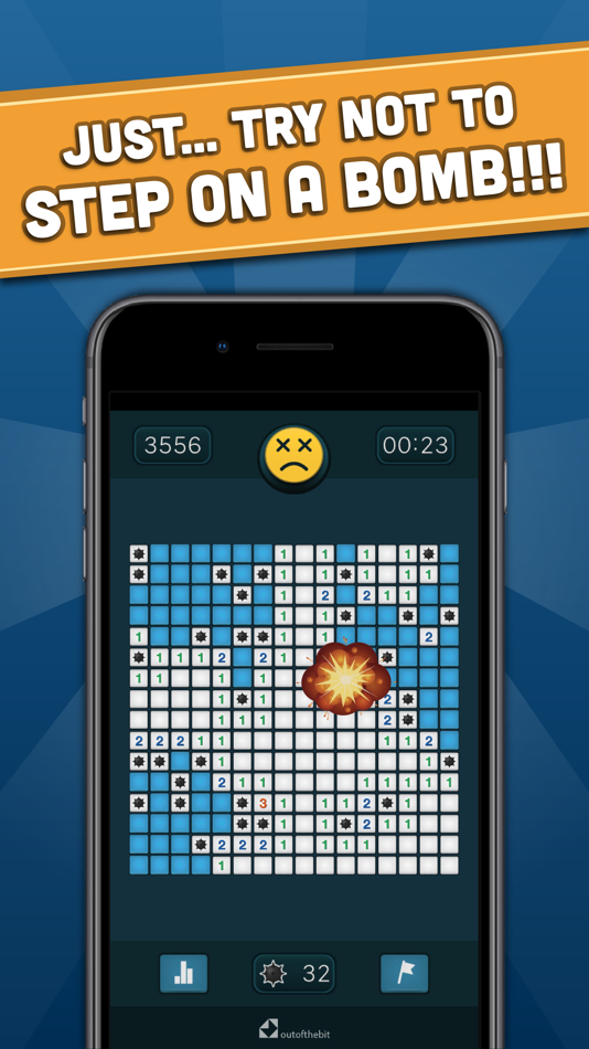 #5. Minesweeper - Classic games (iOS) Podle: OutOfTheBit Ltd