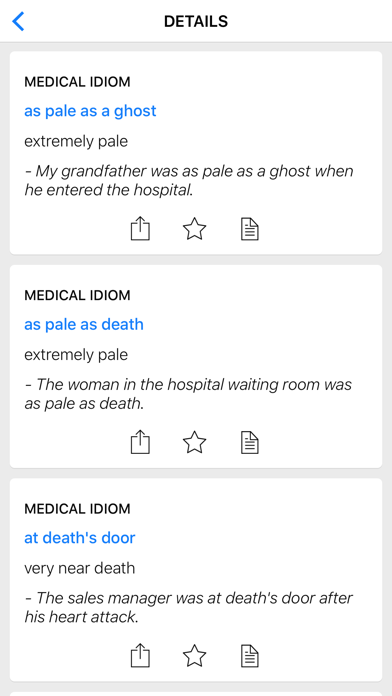 Animal & Medical idioms Screenshot