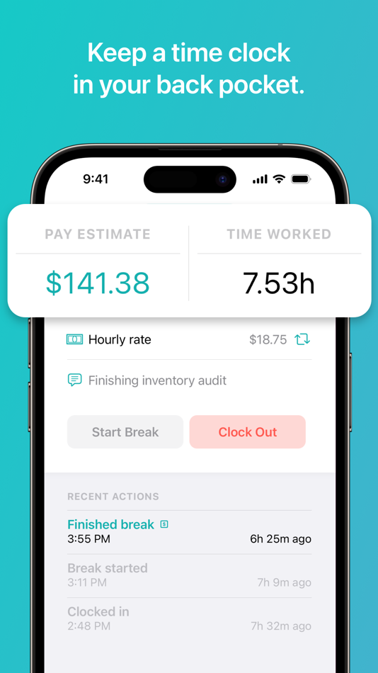 #1. Logger - Time Clock Hours Log (iOS) 게시자: Trent Morris