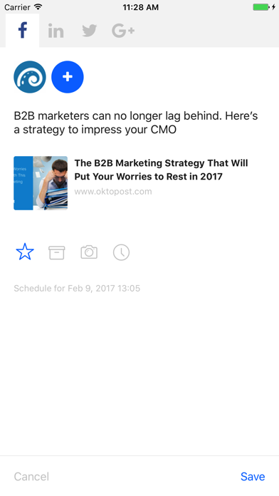 Oktopost Screenshot